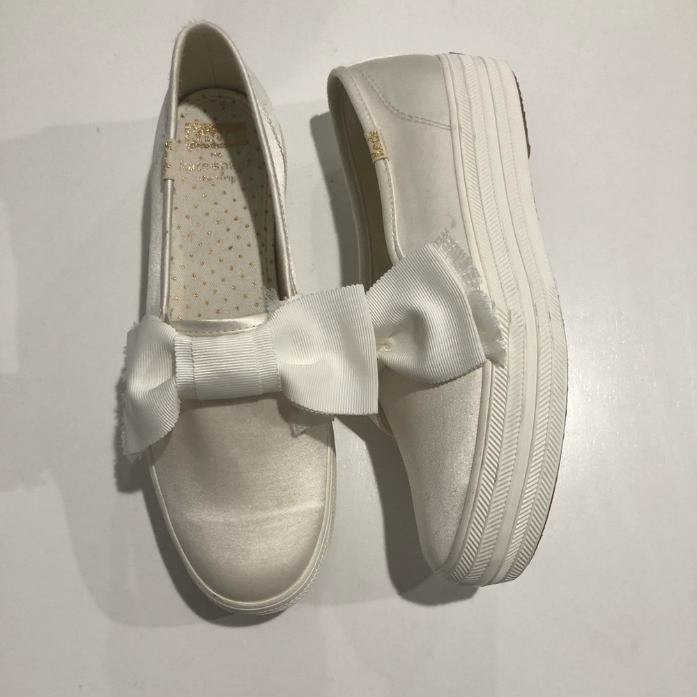 keds x kate spade new york Bridal Triple DeckerBow